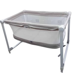 CUNA CORRAL MECEDORA BEIGE CHICCO SE PLIEGA MANCHITAS