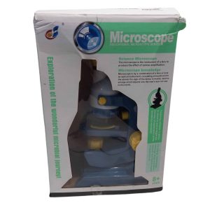 MICROSCOPIO EN CAJA AZUL BCO AMARILLO