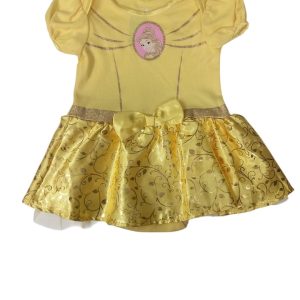 VESTIDO DISFRAZ BELLA DISNEY 12/18M