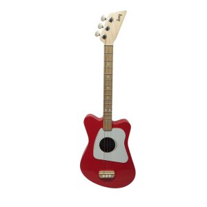 GUITARRA ACUSTICA LOOG ROJA EN CAJA SIN TARJETAS DE ACORDES