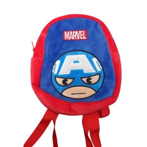mochila peluche roja capitan america miniso