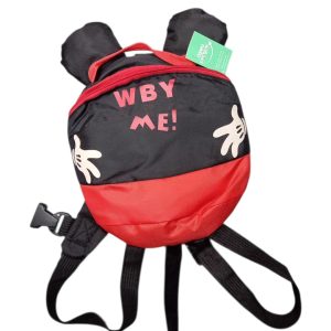 MINI MOCHILA ROJO NEGRO MICKEY MOUSE WBY ME