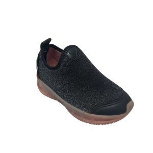 CHAMPIONES SIN CORDON NEGRO PLATEADO SUELA ROSA POIM T27