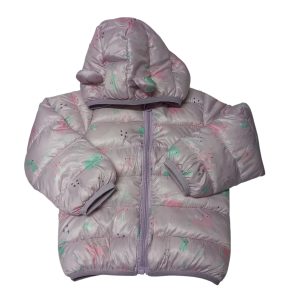 CAMPERA INFLADITA ROSADA ANIMALES OREJITAS 100 T2 AP