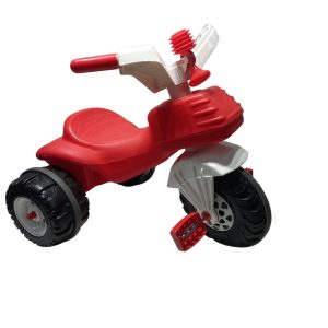TRICICLO ROJO BLANCO BOCINA