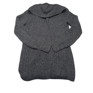 SACO LANA GRIS CON CAPUCHA ABERCROMBIE T13/14