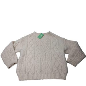BUZO LANA BCO TRENZADO FRIZZ ZARA T4/5