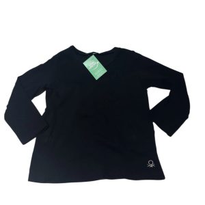 REMERA LISA NEGRA BENETTON T1AP