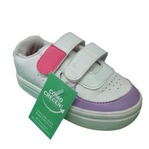 CHAMPIONES BLANCOS LILA ROSA VERDE VELCRO POIM T22 BR