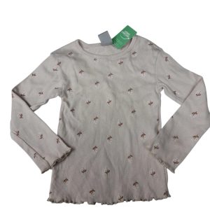 REMERA MORLEY BEIGE FLORCITAS HERING T4
