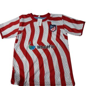 CAMISETA DE FUTBOL ROJO BCO WHALEFIN 10 T8 AP ENGANCHES REPLIC