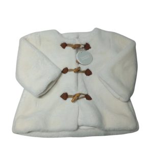TAPADO PELUDITO BCO BONNET A POMPON T2 NUEVO