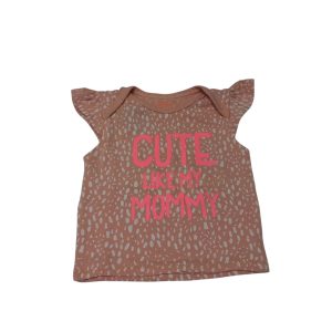 REMERA ALG ROSA BO CUTE LIKE MY MOMMY HEMA T6/9M AP