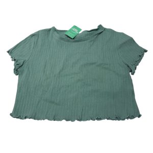REMERA CORTA VERDE SHEIN T11/12