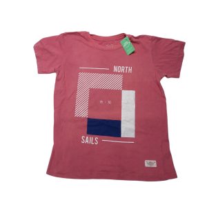 REMERA ALG ROSA BCO AZUL NORTH SAILS T8