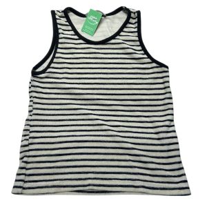 MUSCULOSA TELA TOALLA BCA RAYAS AZULES ZARA T6