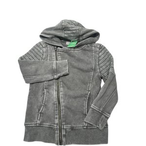 CAMPERA ALG GRIS CAPUCHA H&M T4/6