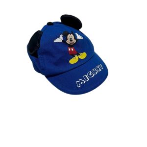 GORRO AZUL MICKEY CON OREJAS DISNEY BABY T6/9M