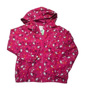 CAMPERA NYLON FUCSIA GATO UNICORNIO ESTRELLAS ARCOIRIS COR GEORGE T6