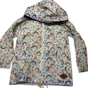 CAMPERA DE LLUVIA NYLON BEIGE UNICORNIOS ARCOIRIS ULLRICA T6