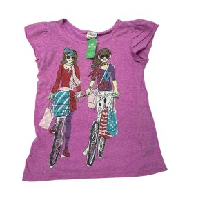 REMERA ALG FUCSIA CHICAS EN BICI CIRCO T7/8