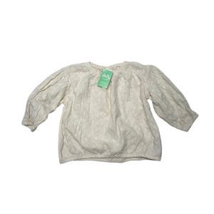 BLUSA CREMITA FLORES ZARA T12/18M