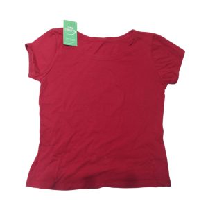 REMERA LISA ROJA M/C T8AP