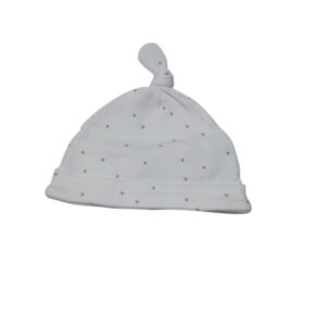 GORRITO ALG BCO ESTRELLAS GRISES NUDO PRIMARK T0/3M