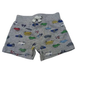 SHORT GRIS AUTITOS DE COLORES CARTERS T3M