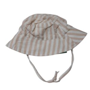 SOMBRERO RAYADO BEIGE BCO H&M T9/12M