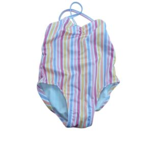 MALLA RAYADA ROSA LILA AMARILLA ZARA T6/12M