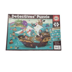 PUZZLE 50 PIZAS DETECTIVES EDUCA