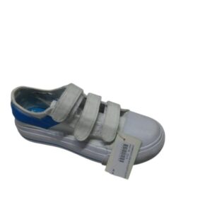 CHAMPIONES LONA BCO CELESTE VELCRO PONY T36
