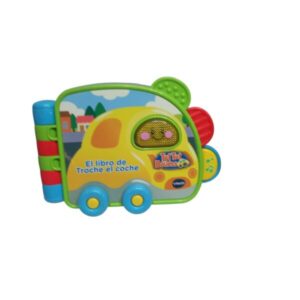 LIBRO PLASTICO VERDE CELESTE ROJO ACTIVITY VTECH SONIDOS TUT TUT BOLID