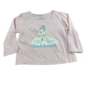 REMERA ALG ROSA BAILARINA BABY GRIL T9/12M