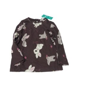 REMERA MARRON CONEJAS H&M T6/9M GT