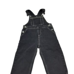 ENTERITO JEAN NEGRO COSTURAS BEIGE ZARA T9/12M