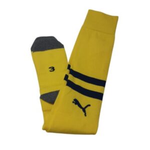 MEDIAS FUTBOL AMARILLAS GRISES ESTILO PUMA