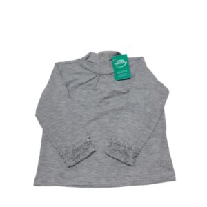 REMERA GRIS VOLADITOS PUÑO MAYORAL T6/9M AP