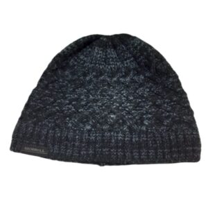GORRO LANA NEGRO MERREL CON GRIS