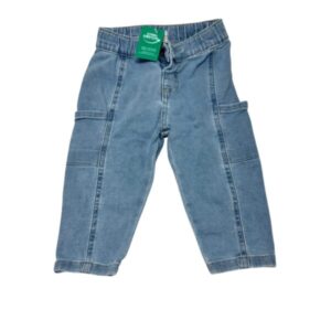 JEAN CARGO CELESTE BABY DENIM T9/12M