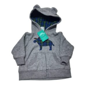 CAMPERA POLAR GRIS RENO AZUL CARTERS T3M FR