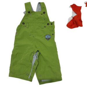 ENTERITO VERDE FORRADO GRIS 52 BENETTON 60 T3/6M AP