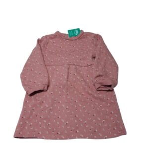 VESTIDO ALG ROSADO FLORCITAS KIABI T36M