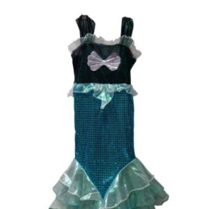 DISFRAZ SIRENA CON GUIA DE FLORES T6/8AP
