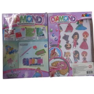 SET CREATIVO DE STICKERS DIAMANTES PRINCESAS/ANIMALES