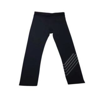 CALZA DEPORTIVA NEGRA 3/4 RAYAS CALVIN KLEIN T XS