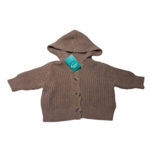 SACO CAPUCHA HILO BEIGE CAPUCHA OLD NAVY T0/3M