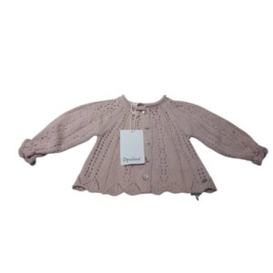 SACO HILO ROSADO BRILLOS ELASTICO OPALINE T3M NUEVO