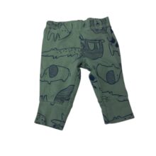 PANTALON ALG VERDE ANIMALES AZULES CARTERS T0/3M